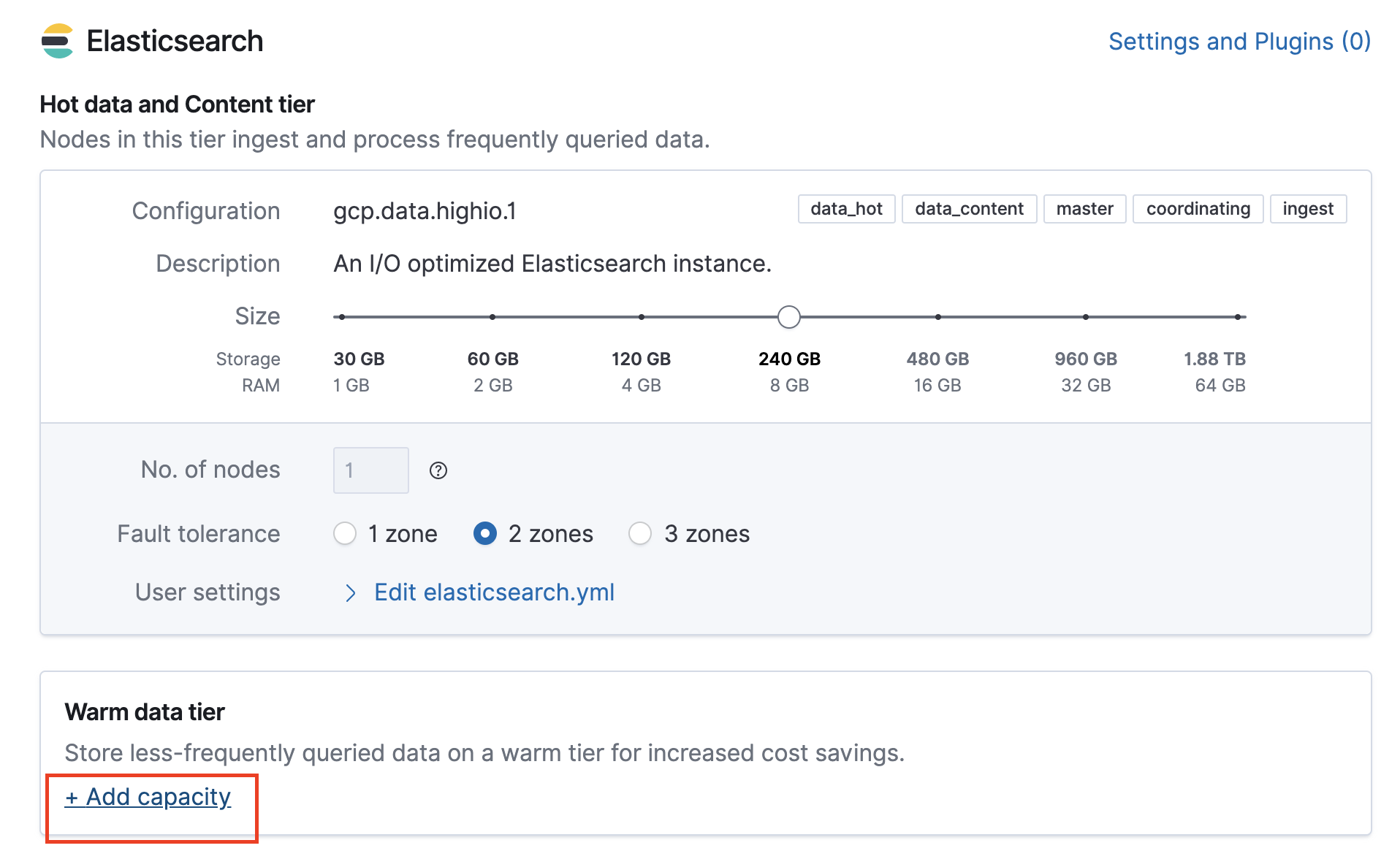 Elastic Cloud Capacity