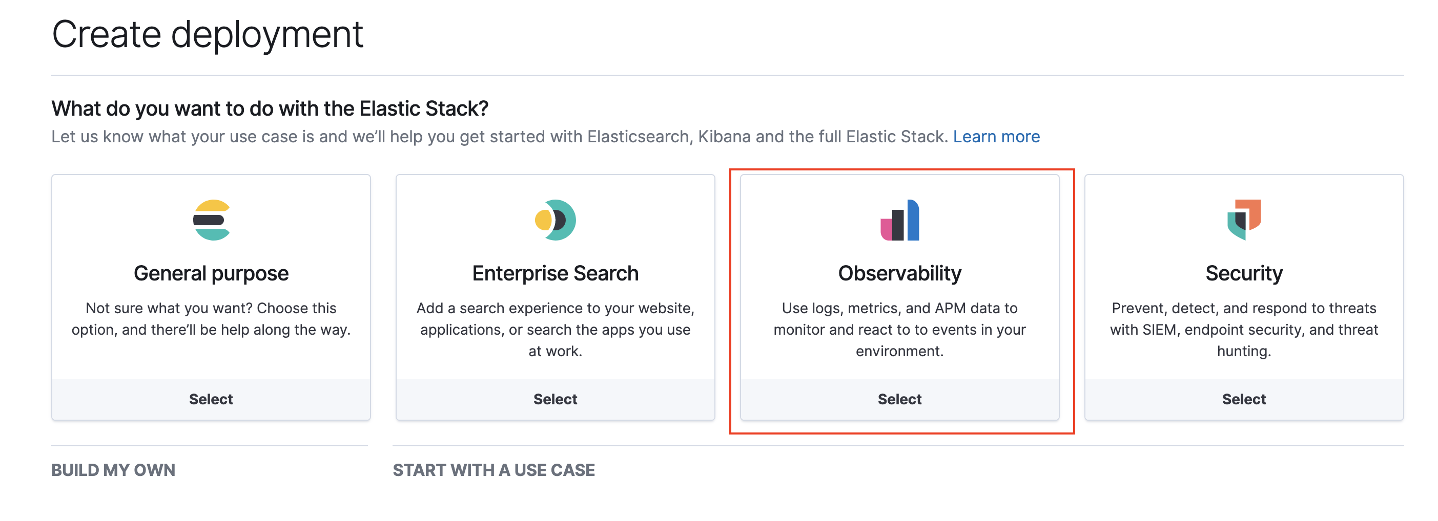 Elastic Observability