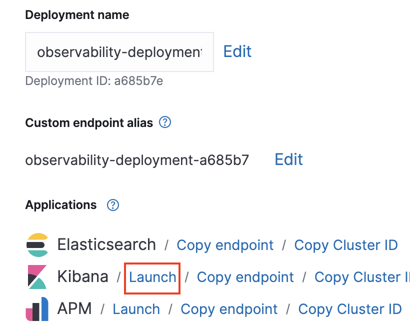 Elastic Cloud Kibana