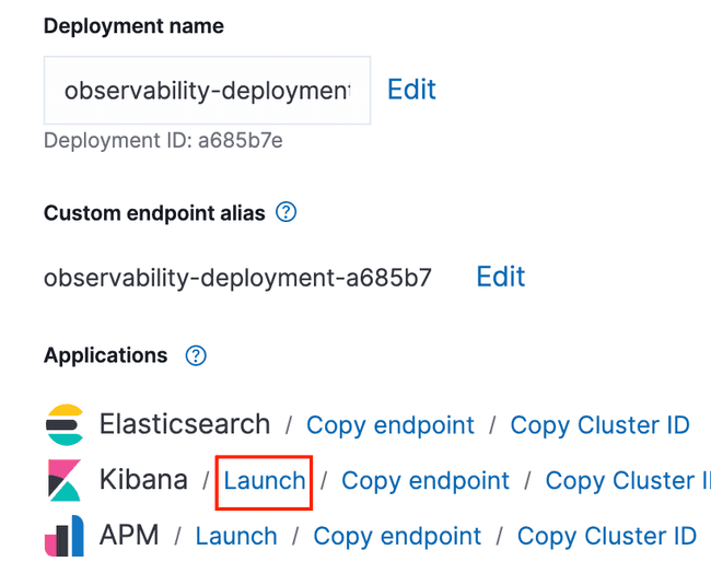 Elastic Cloud Kibana